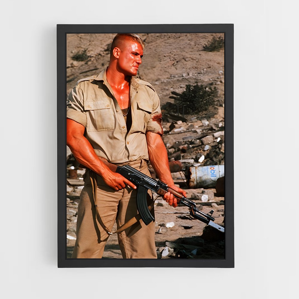 Poster Commandant d'Acier – affiche Kyokushin (vue 2)